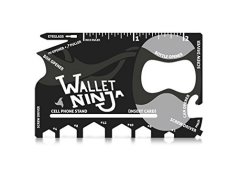 Wallet Ninja 18-in-1 Multi-Purpose Credit Card Size Pocket Tool