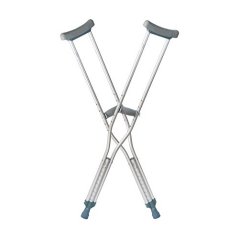 DMI Push-Button Adjustable Crutches