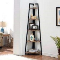 Steelside Charter Iron Corner Bookcase