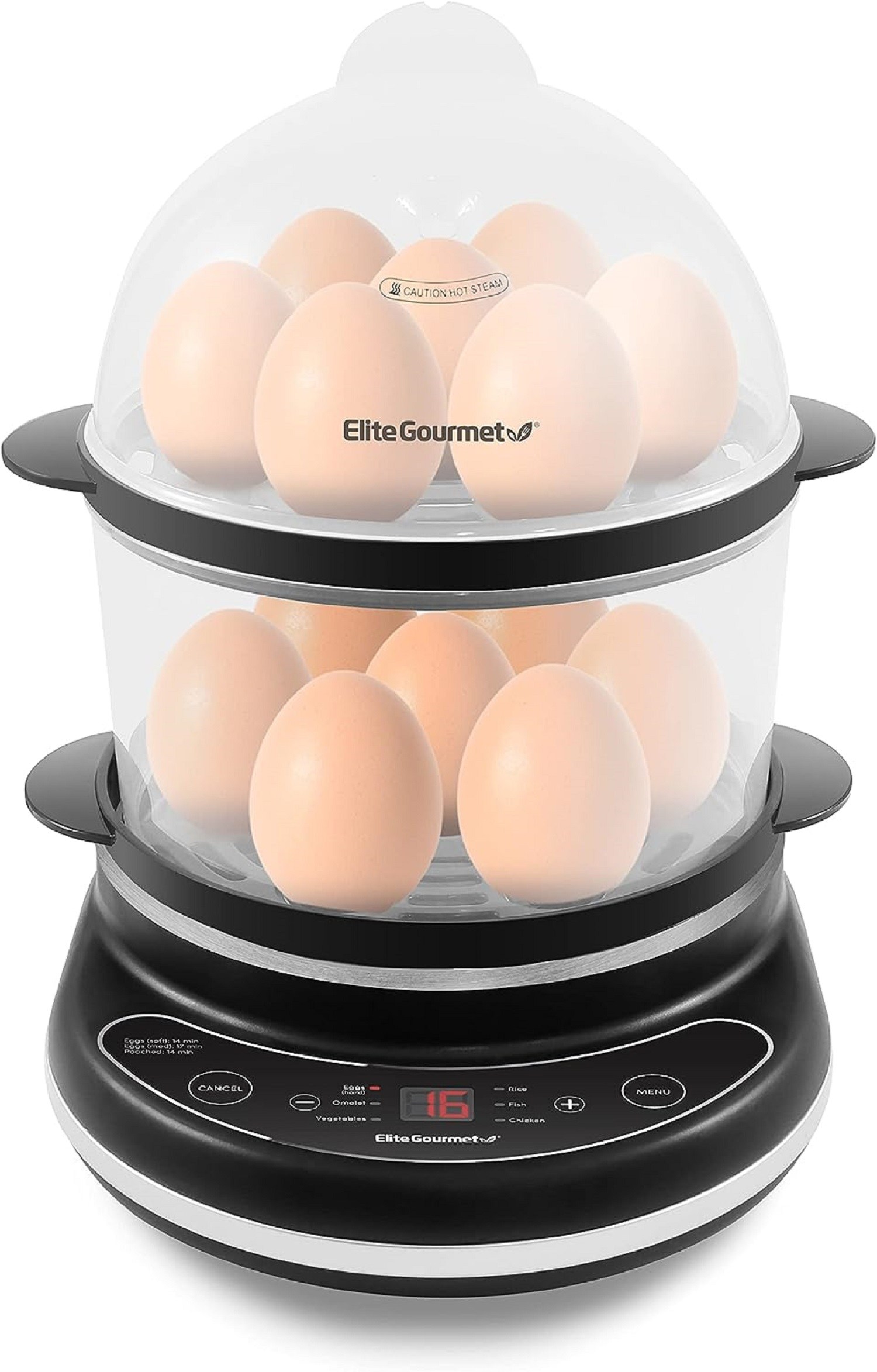 Elite Gourmet Digital Egg Cooker