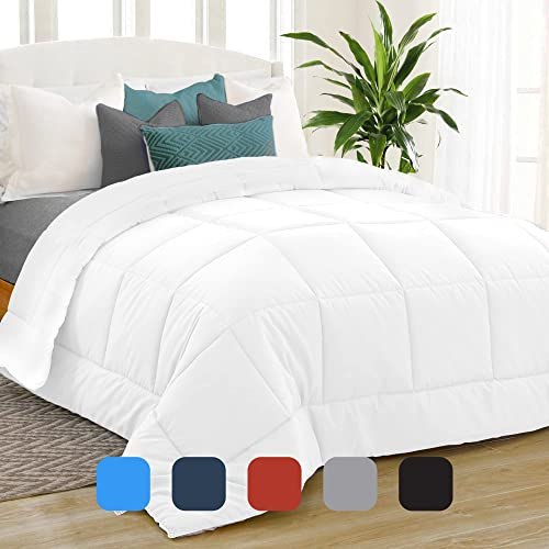Equinox International All-Season White Quilted Comforter