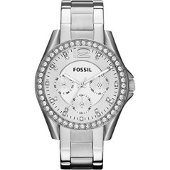 Fossil Riley Silver Stainless Steel