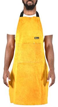 G & F Products Leather Bib Apron