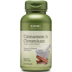 GNC Herbal Plus Cinnamon And Chromium Capsules