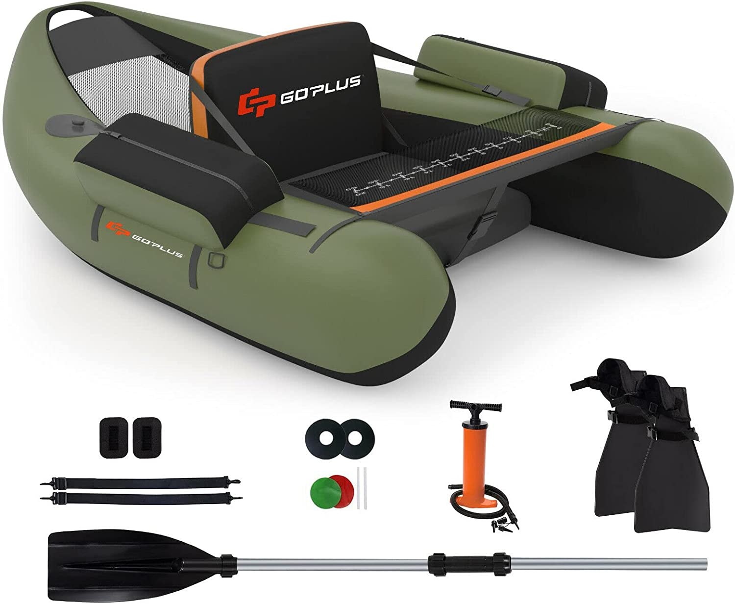 Goplus Inflatable Float Tube