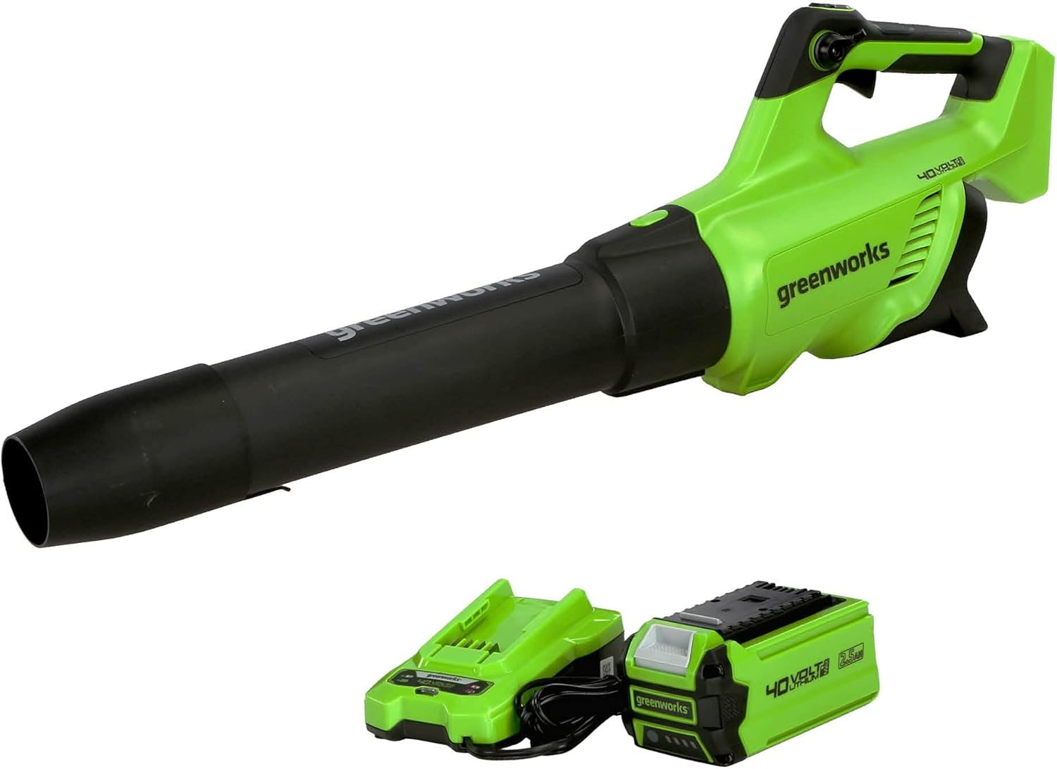 Greenworks 24252 Cordless Axial Leaf Blower