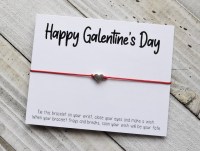 Sellingitforyou Happy Galentine's Day Wish Bracelet