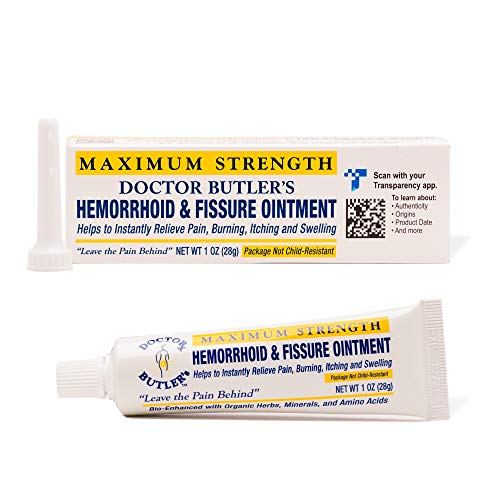 Doctor Butler's Hemorrhoid and Fissure Ointment
