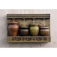 Jeco Colorful Pots Wall Water Fountain