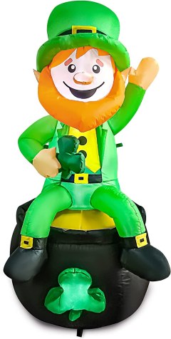 Joiedomi Inflatable Sitting Leprechaun