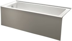 Kingston Brass 60-Inch Contemporary Acrylic Bathtub