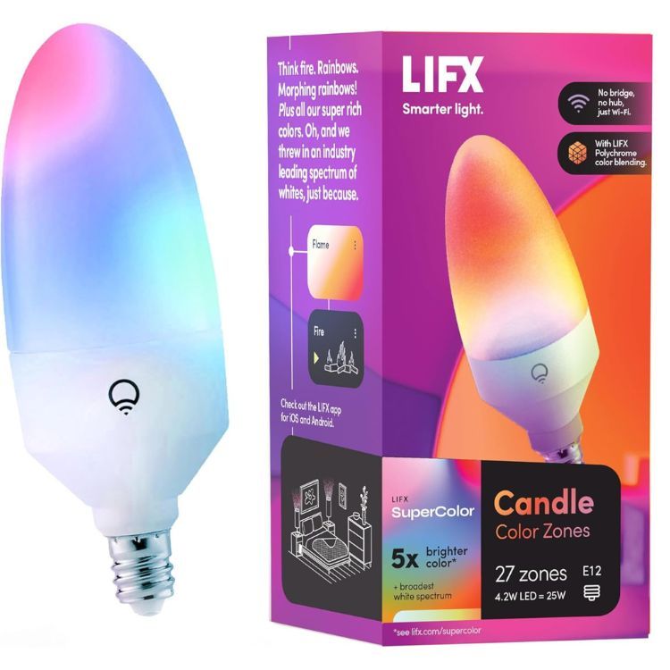 LIFX Wi-Fi Smart LED Multicolor Light Bulb