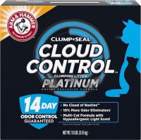 Arm & Hammer Clump & Seal Cloud Control Platinum Clumping Cat Litter