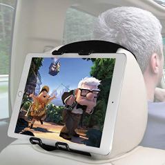 Macally Car Headrest Mount Holder for Kids in Back Seats