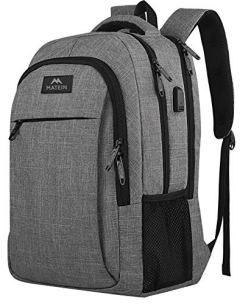 MATEIN Water-Resistant Laptop Backpack