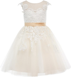 Miama Lace Tulle Flower Girl Dress