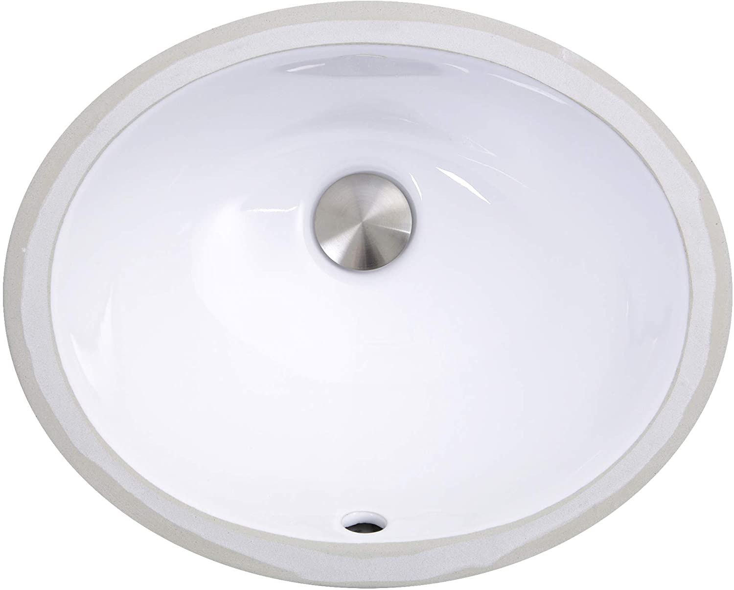 Nantucket Sinks Oval Ceramic Undermount Vanity Sink