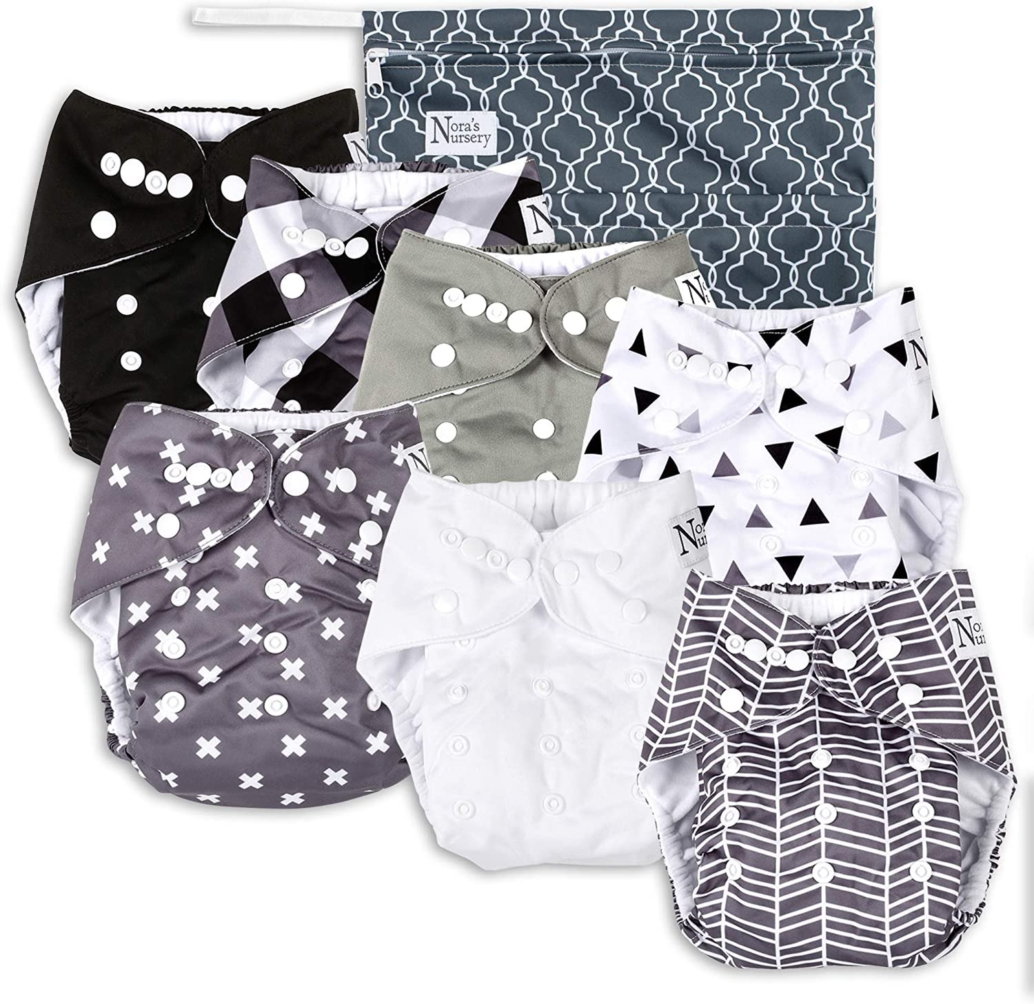 Nora's Nursery 15-Piece Cloth Pocket Diaper Set