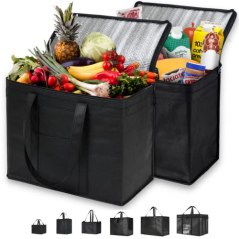 NZ Home Insulated Insulated Reusable Grocery Bag, XL