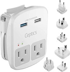 Ceptics World Travel Adapter Kit