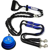Pet Fit For Life Light Weight 64" Premium Dual Dog Leash