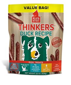 Plato Pet Treats Thinkers Natural Duck, 22 oz. Value Pack