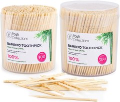 Posh Collection Single-Sided Bamboo Toothpicks