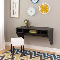 Prepac Wall Mounted Designer Floating Desk