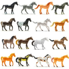 Prextex Plastic Horses Party Favors