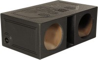 Q Power Dual Vented Car Subwoofer Box