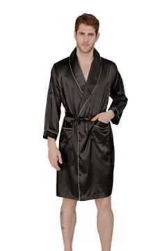 MAGE MALE Soft Satin Kimono Robe