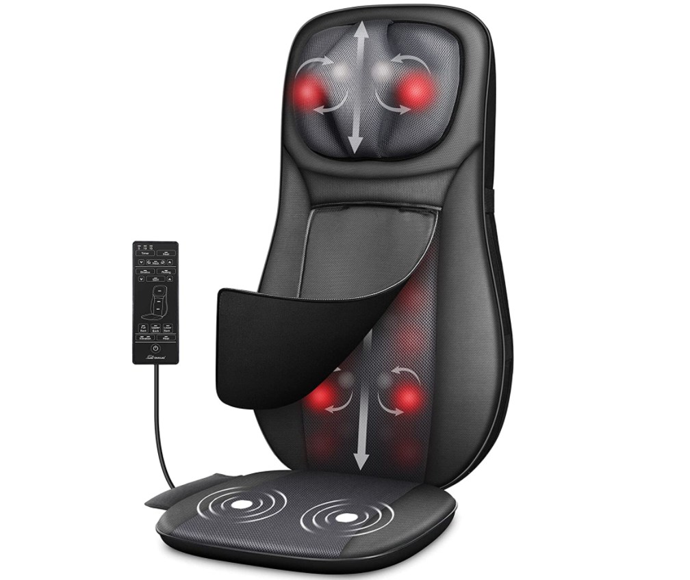 Snailax Shiatsu Neck and Back Massager with Heat