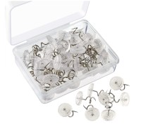 KUUQA Clear Heads Bed Skirt Pin