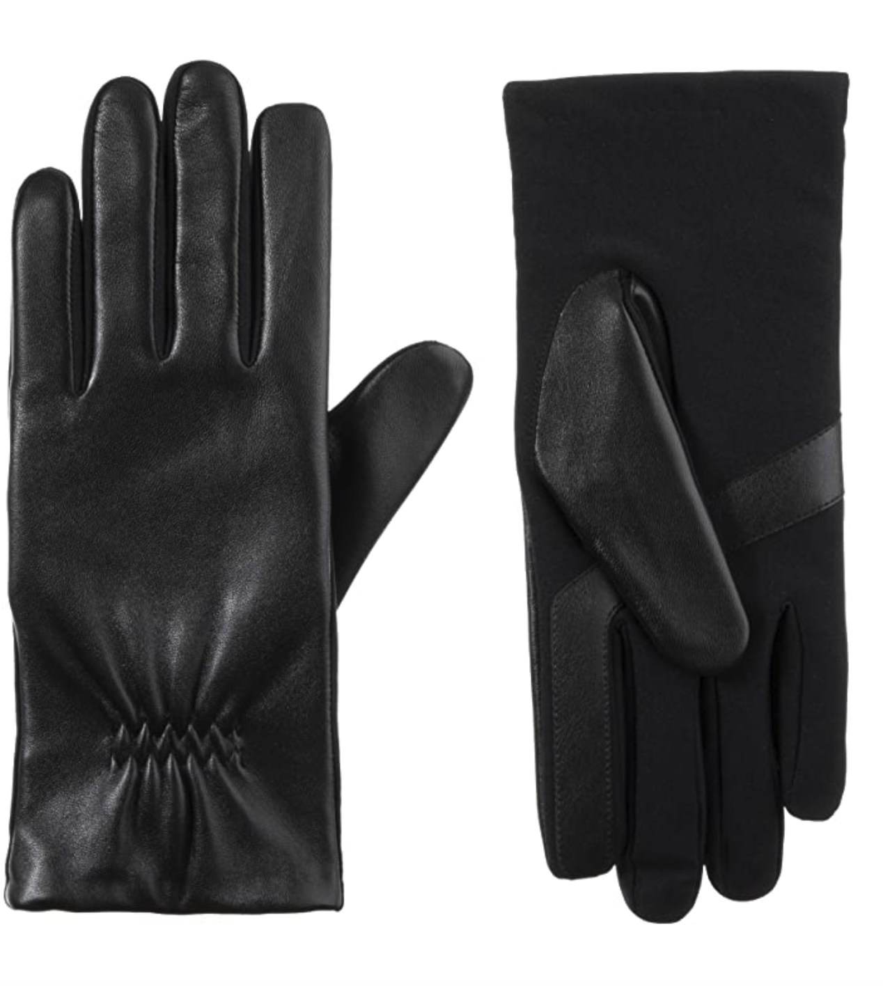 Isotoner Women&#039;s Stretch Leather SmarTouch Gloves
