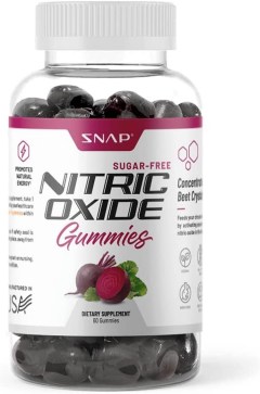 Snap Supplements Sugar-Free Nitric-Oxide Gummies