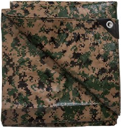 Stansport Woodland Camo Tarp