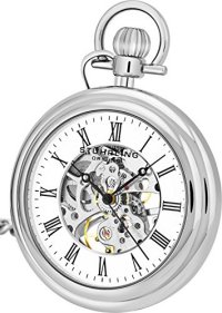 Stührling Original Men's Vintage Mechanical Pocket Watch