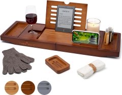 Temple Spring Bathtub Caddy Tray