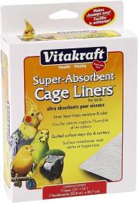 Vitakraft Super-Absorbent Cage Liners for Birds