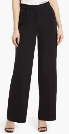 Vince Camuto  Stretch Crepe Wide Leg Pants