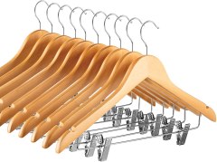 Zober High-Grade Wooden Suit Hangers