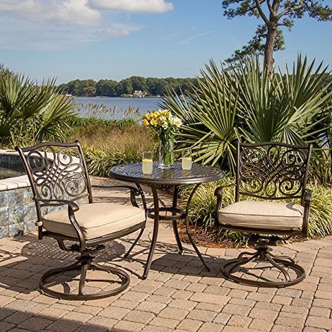 3 Piece Wrought Iron Patio Set Pictures